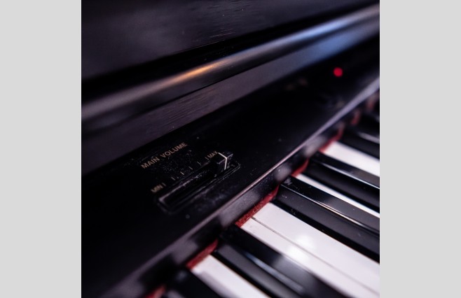 Used Technics SX-PX552 Satin Black Digital Piano Complete Package (SN:A900A4180) - Image 10